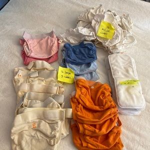 G Diaper lot- covers, inserts and liners